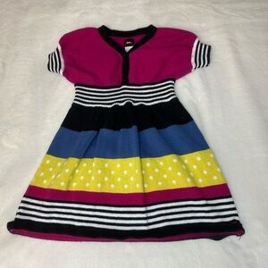 Tea Collection multicolored striped sweater dress